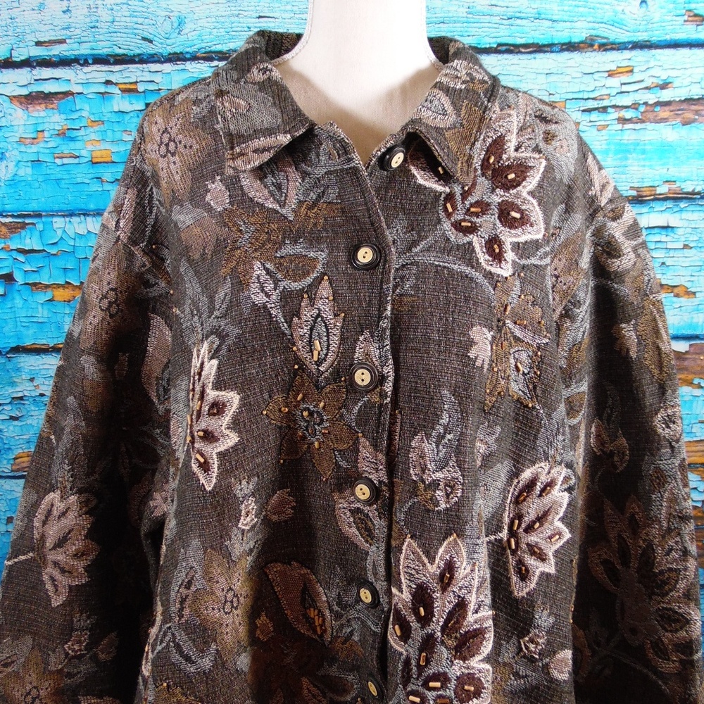 EUC Liz&Me Tapestry Jacket PLUS Size